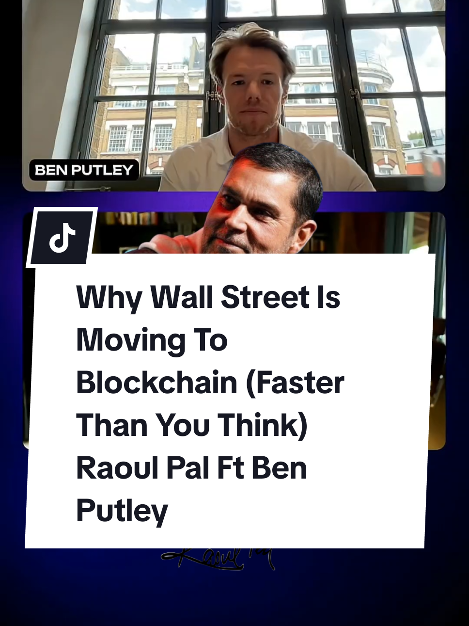Why Wall Street Is Moving to Blockchain (Faster Than You Think) • 🔮 “We’ve had a decade to front-run the institutions…” — Raoul says the window is closing as regulations tighten and TradFi begins its transition. Get ready for a new era. 🕰️🏦 • 💵 Stablecoins aren't just digital dollars — they’re a powerful tool to extend U.S. monetary influence 🌍 and help finance national debt. Yes, seriously. 🇺🇸🧾 • ⛓️ Blockchain rails = faster settlements, transparent ownership, and smarter derivatives. 📊 Smart contracts and on-chain finance are just getting started… 🚀 📅 Over the next 5–10 years, we’re watching the biggest transformation in financial infrastructure since the internet. Don’t blink. 👀 #raoulpal  #Blockchain #Stablecoins #Finance #DigitalAssets 
