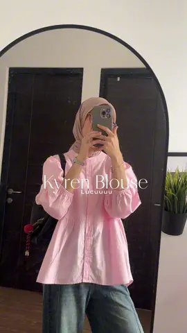 Fit check sebelum pigii lagi suka pake blouse lucuu 😁💕 #OOTD #blouselucu 
