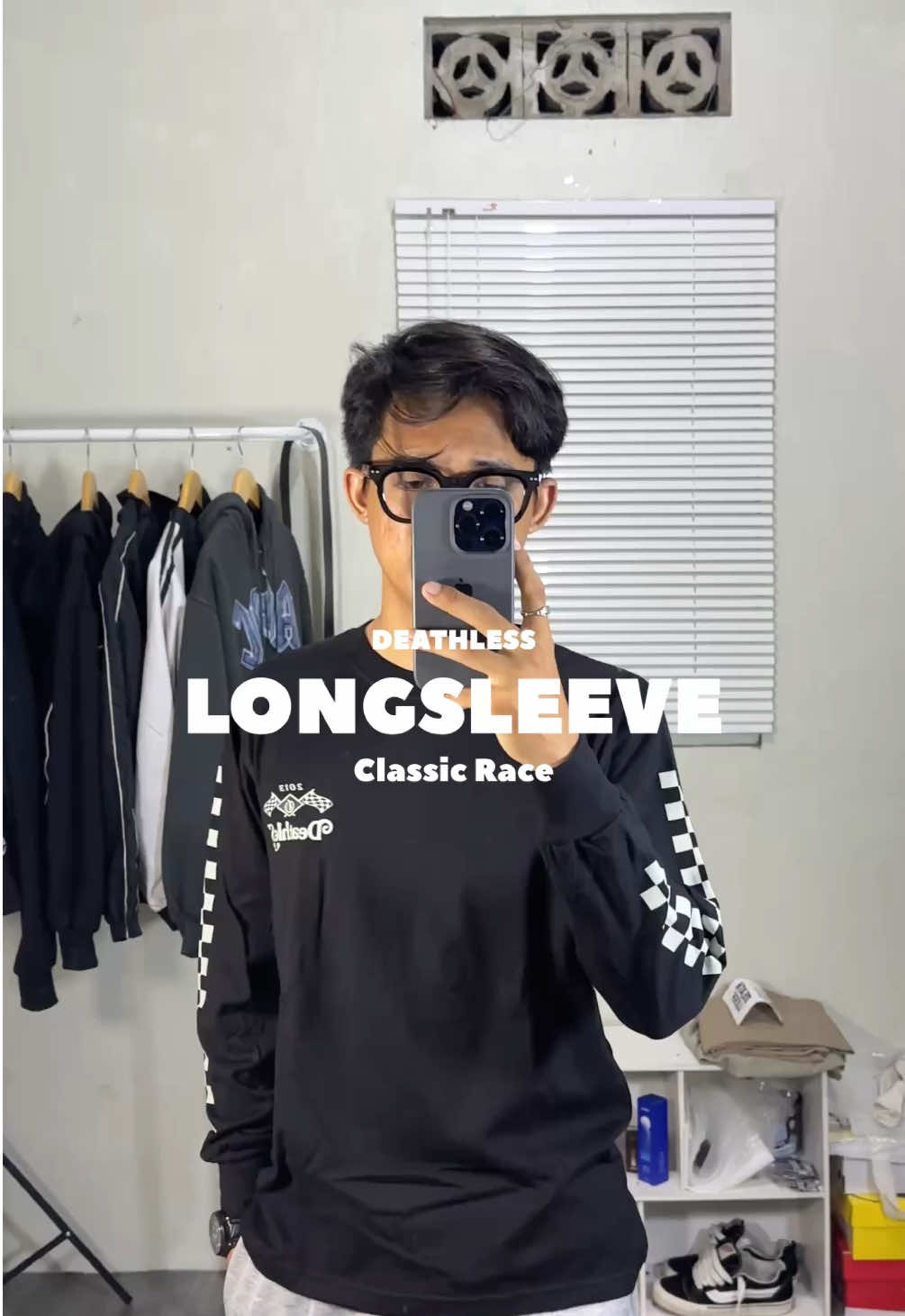 Longsleeve by Deathless @Deathless Empire #longsleeve #kaoslenganpanjang #OOTD 