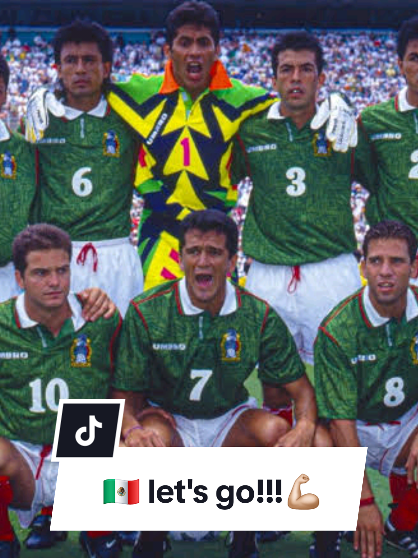 Hoy recordé esa canción que sacaron para apoyar a la @Selección Nacional en 1994.  #FútbolNostalgia  #Fútbolretromx #FútbolMexicano  #worldcupusa94 