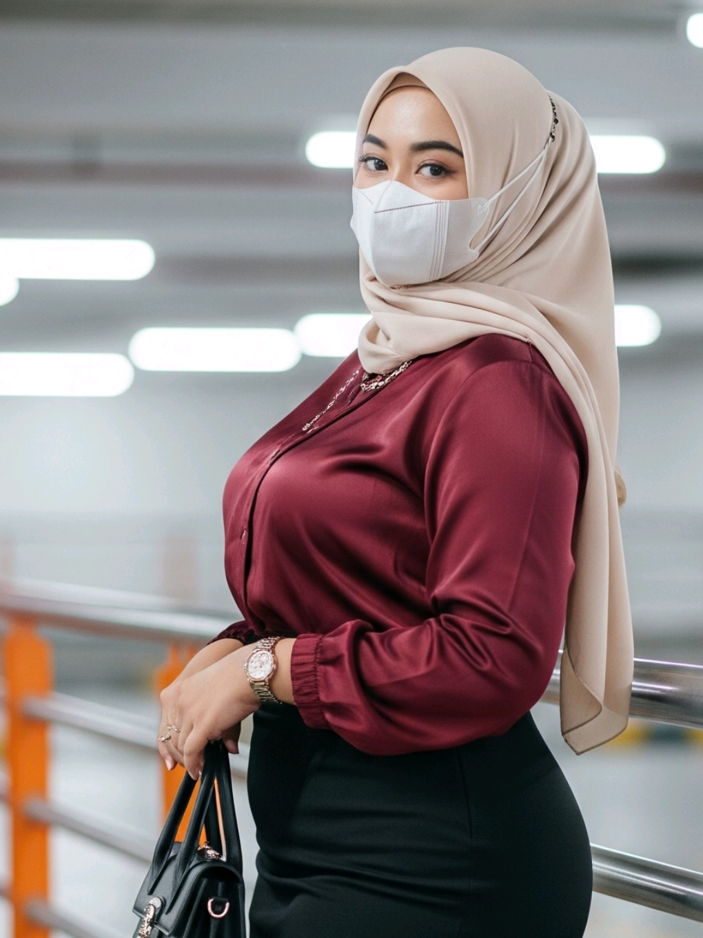 janji gak blunder ya mas.. 🫣#CapCut #OOTD #hijab #gemoy #fyp 