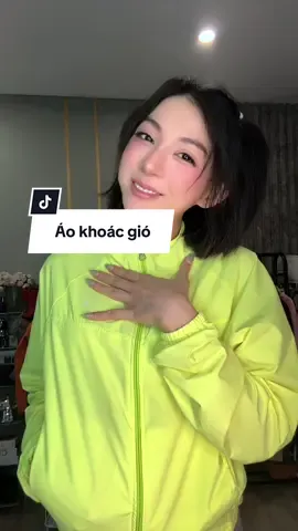 Áo khoác gió vàng chanh