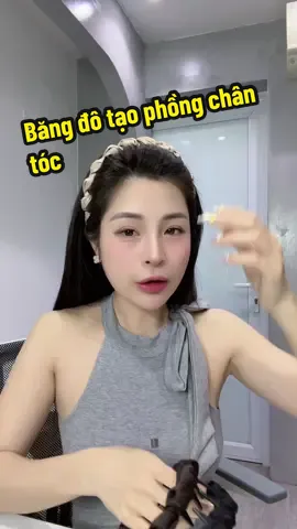 Thử băng đô tạo phồng liền đi nè mấy bà #xuoctaophong #bangdotaophong #vuakeptoc #nhungthone #nhunghaiphongreview 