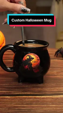 A spooky sip for the witch with style. 🎃💖 #pawfecthouse #personalizedgifts #halloween #spookyseason #witch