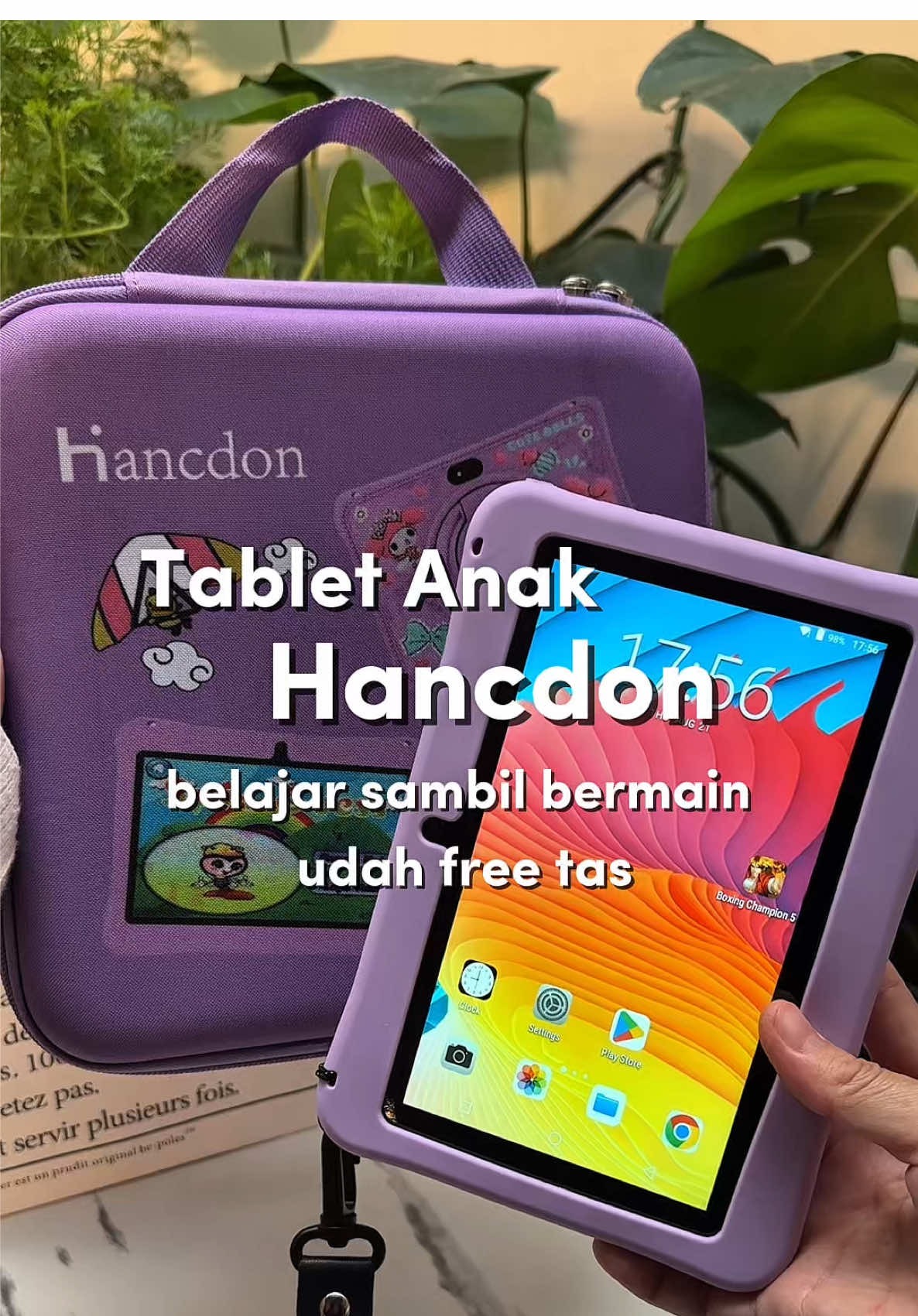 Replying to @AISHANA HIJAB OFFICIAL       Tablet anak 7 inch dari Hancdon, belajar sambil bermain cocok untuk anak 2 thn sampai 17 thn. Tablet anak ini lagi promo buruan jgn kehabisan #tabletanak #tabletedukasi #tabletedukasianak #hancdon #tabletantiradiasi 