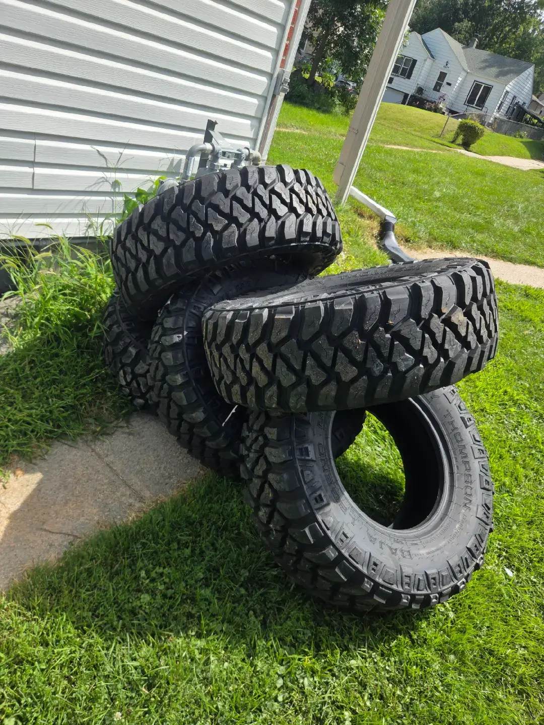 $17 and 5 new tires to put onto the 4runner. #tires #offroad #mickeythompson #motivational #jakesohvadventures 