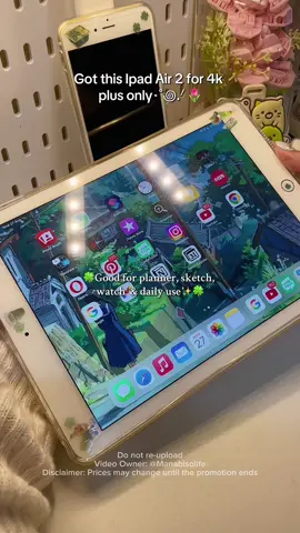 Ipad air 2 supremacy🌷✨ #ipad #ipadair2 #affordabletablet #aesthetic #dailyuse 