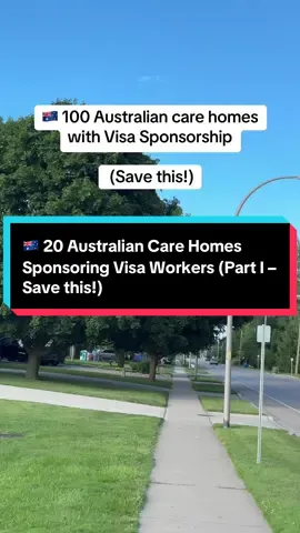 🇦🇺 100 Australian care homes with Visa Sponsorship” series.  These providers actively hire now and many publicly state visa sponsorship/overseas candidates or have current roles showing “visa sponsorship”.  Always apply via the link and look for “visa sponsorship / ACILA / 482 / SID” in the job ad. Save this. Apply now – Part II (21–40): 	 21.	Whiddon – RN + AIN sponsorship (ACILA) + PR pathway http://www.whiddon.com.au/yourlife/pr-pathway-aged-care-workers/ 	 22.	Catholic Healthcare – Overseas nurses (TSS 482 sponsorship) http://www.catholichealthcare.com.au/careers/overseas-nurses/ 	 23.	Uniting NSW.ACT – “We can sponsor overseas nurses” http://www.uniting.org/careers/nurses 	 24.	Estia Health – Overseas applications + visa-sponsored RN roles http://www.estiahealth.com.au/careers/application-process/overseas-applications/ (See current “Visa Sponsored Registered Nurses” on Seek: http://www.seek.com.au/registered-nurse-visa-sponsorship-jobs) 	 25.	Opal HealthCare – Overseas nurses welcome (support to move) http://www.opalhealthcare.com.au/careers/overseas-nurses 	 26.	Mercy Health (Aged Care) – International recruitment & sponsorship http://www.mercyhealth.com.au/careers/international-recruitment/ 	 27.	St Vincent’s (SVHA/SVCS) – International nurses (TSS sponsorship) http://www.svph.org.au/nurses 	 28.	Arcare – Careers; their guide confirms providers can sponsor employees http://careers.arcare.com.au/ 	 29.	BlueCross (VIC) – Careers (look for ads marked “visa sponsorship”) http://www.bluecross.org.au/careers 	 30.	Hall & Prior – Careers; RN roles in WA/NSW (see 482 listings on Seek) http://hallprior.com.au/careers/ (Example search: http://www.seek.com.au/482-visa-sponsorship-nurse-jobs/in-Bunbury-%26-South-West-WA) 	 31.	Respect Aged Care – Careers (multiple homes in TAS/VIC/NSW) http://careers.respect.com.au/jobs/search 	 32.	HammondCare – Careers (check RN/PCW ads for sponsorship flag) http://careers.hammond.com.au/ 	 33.	Brightwater (WA) – Careers (nurses & support workers; check visa flag) http://brightwatergroup.com/jobs 	 34.	Bupa Aged Care – Careers + “moving to Australia” info for nurses http://careers.bupa.com.au/au/en/c/aged-care-jobs 	 35.	RSL LifeCare – Careers (NSW/ACT; look for “sponsorship” on RN ads) http://rsllifecare.org.au/careers/ 	 36.	UnitingCare/BlueCare (QLD) – Careers (search for sponsorship-tagged RN roles) http://www.bluecare.org.au/careers 	 37.	Anglican Care (NSW) – Careers (watch RN ads for “visa sponsorship”) http://www.anglicancare.com.au/careers/ 	 38.	St Vincent’s Care Services (Aged Care) – Careers (overseas RN streams) http://www.svcs.org.au/careers 	 39.	Benetas (VIC) – Careers (apply direct; some RN roles note sponsorship via ads) http://careers.benetas.com.au/ 	 40.	Infinite Care – Careers (multi-state; check ads for “482/visa sponsorship”) http://infinitecare.com.au/careers Quick note: Australia’s Aged Care Industry Labour Agreement (ACILA) lets approved providers sponsor Direct-Care workers (Personal Care/Support Workers) and RNs via SID/482 with pathways to ENS 186 PR (where criteria are met).  Details: Home Affairs ACILA: http://immi.homeaffairs.gov.au/what-we-do/skilled-migration-program/recent-changes/new-aged-care-industry-labour-agreement Union explainer: http://unitedworkers.org.au/aged-care-visa/ If a link shows general careers, use the site’s search and filter for “visa sponsorship”, “overseas candidates”, “labour agreement/ACILA”, or “482/SID” in the ad. Link also in my bio 📲 Follow @explorewithfestus for more employer lists + direct links Disclaimer: Based on live employer pages and current government settings. Always read each job ad and confirm sponsorship with HR before paying for anything. #AustraliaJobs #AgedCareJobs #VisaSponsorship #CareWorker #fyp