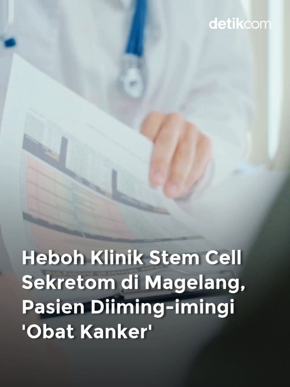 Kepala BPOM RI Taruna Ikrar buka suara terkait penggerebekan sarana produksi dan terapi produk turunan stem cell berupa sekretom Ilegal di Magelang, Jawa Tengah. Ia menyebut klinik tersebut mengiming-imingi pasien dengan berbagai manfaat seperti kulit yang lebih awet muda hingga 'obat kanker'. Berdasarkan temuan BPOM, sekretom diberikan pada pasien melalui dua cara, yaitu cairan suntik dan krim untuk kulit. 