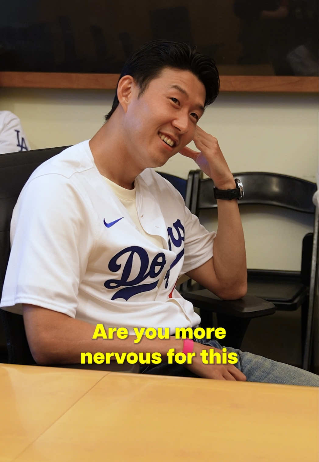 Even the stars get nervous. 😂 #dodgers #sports #losangeles #futbol #Soccer 