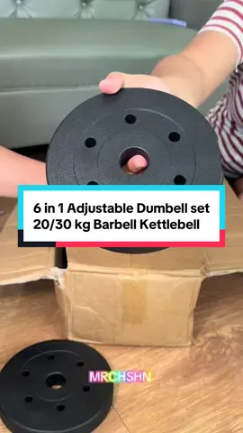6in1 Adjustable Dumbell set 20/30kg Barbell kettlebell push Up Home workout #6in1adjustabledumbbellset #dumbellset #barbellset #workoutmotivation #homeworkout 