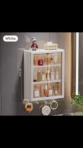 gooreestyle Wall Mounted Bathroom ##cabinetHanging Plastic Storage Cabinet For ##bathroom##kitchenWater##trending##tiktokshop99alloutshopping