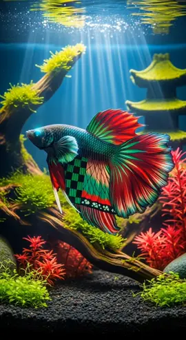 Tanjiro Betta – The Guardian of Water Breathing #TanjiroBetta #DemonSlayerBetta #AnimeBetta #TanjiroKamado #KimetsuNoYaiba 