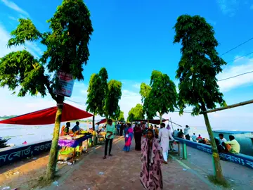আমার দেশ বিদেশ ঘুরার খুব শখ🥺❤️‍🩹🥀🫶 #প্রাকৃতিক  ,,সারিয়াকান্দি কালিতলা ঘাট,,