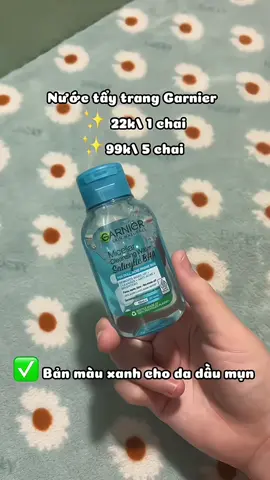 Nước tẩy trang mini giá yêu thương 🫶🏻#xuhuong #viral #nuoctaytrang #garnier #kimsan☘️ 