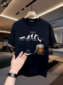 #tshirt #casualversatile #unisexfashion #TikTokFashion #jumpingbeerpatterntshirt