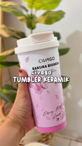 Tumbler keramik tidak mengubah rasa ataupun jadi bau #tumbler #civago #tumblerkeramik 