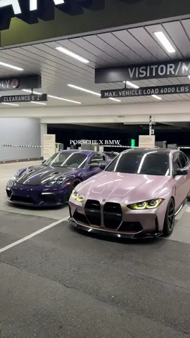 best German combo? 🙇🏻‍♀️ #porsche #gt4rs #bmw #m3 