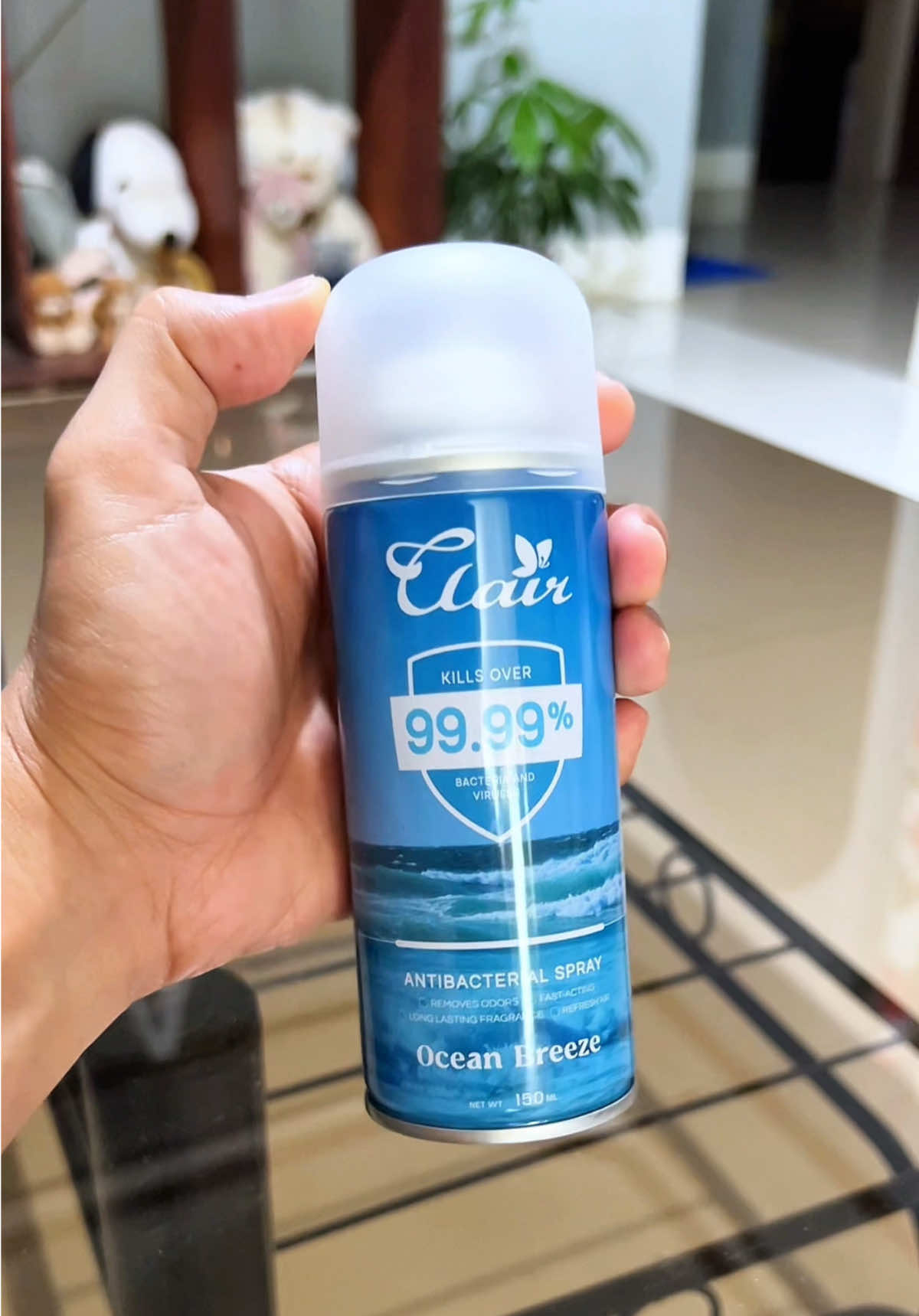 Goodbye na sa mabahong amoy, sobrang bisa neto sa bahay at sasakyan natin! #antibacterialspray#carrefreshener#odorremoval#clair#dasauto 