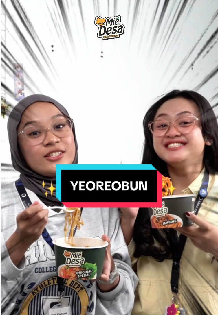 Yeorobun onereun moekbanguen MIE DESA, YAREUU!!✨ #miedesa #yareu #yare #mukbang #koreantrend 