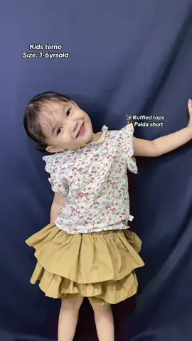 Korean outfit terno for kids. #fashionista #girlsootd #kidsterno #ternoforkids #terno 