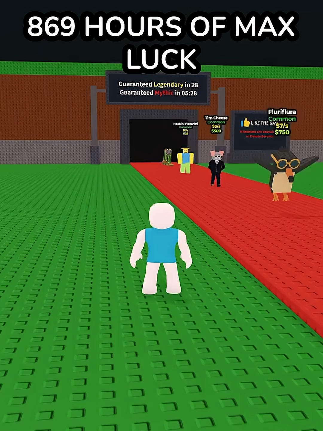 869 HOURS OF MAX LUCK! #roblox #stealabrainrot #usa