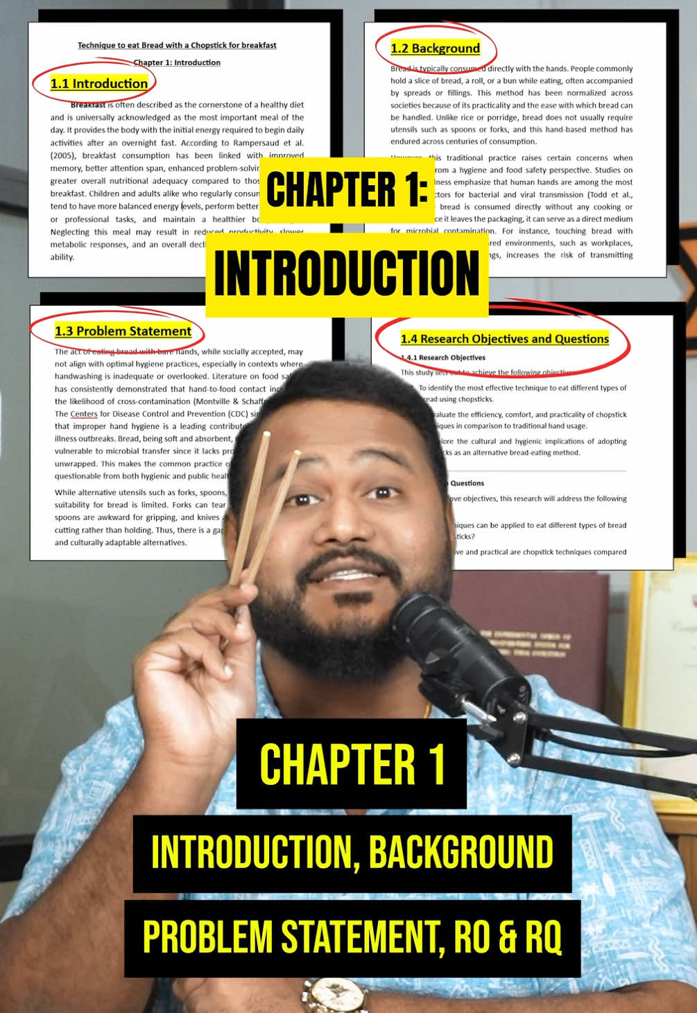 How to build your PhD or Master's Thesis Chapter 1 section by section! Start from: 1.1 Introduction, 1.2 Background, 1.3 Problem Statement, and 1.4 Research Objective & Research Questions.  100% Can be done without AI! Don't need to afraid of Fake Information!@DrThava @DrThava @DrThava #graduation #literaturereview #academictiktok #phd #drthava 
