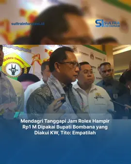 BOMBANA, SULTRAINFORMASI.ID – Menteri Dalam Negeri (Mendagri) Muhammad Tito Karnavian akhirnya menanggapi hebohnya foto viral Bupati Bombana, Sulawesi Tenggara (Sultra), Burhanuddin yang kedapatan memakai jam tangan mewah merek Rolex saat mengukuhkan Paskibraka. Selengkapnya baca di website sultrainformasi.id #sultrainformasi #sultrainformasitiktok 