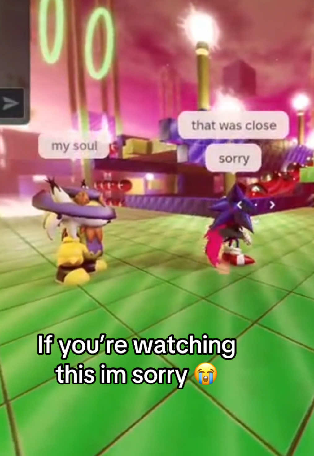 Note to self; don’t peelout on NP 😭🙏🙏 #OutcomeMemories #outcomememoriessonicexe #sonic #sonicexe #roblox #sonicthehedgehog #soniccd #fyp #dontflop #idfk 
