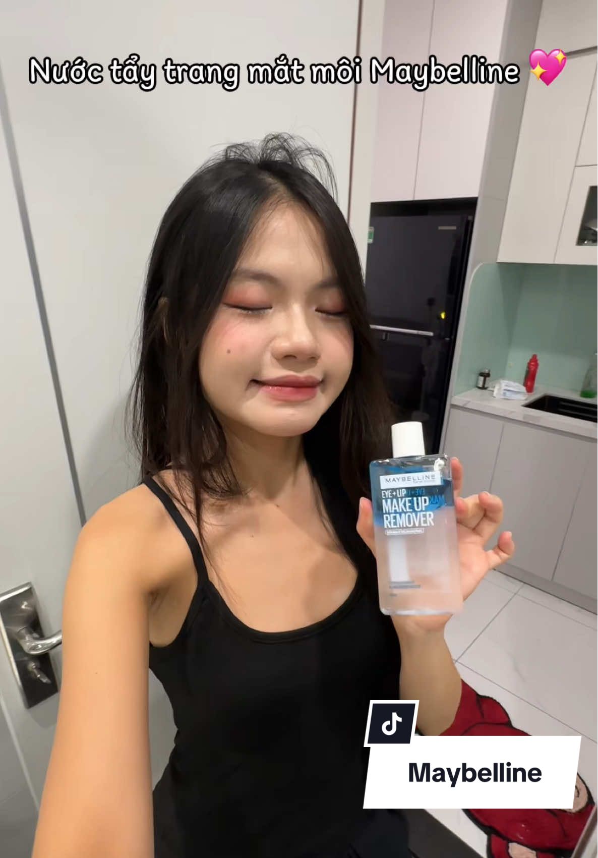 Nước tẩy trang mắt môi dịu nhẹ Maybelline #linhlipreview #maybelline #nuoctaytrang 