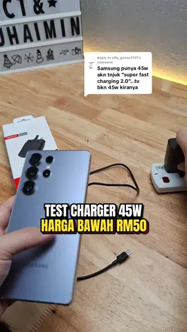 Replying to @silly_goose0101 thank you sudi komen, moga menjawab, video saya sebelum ni saya charge guna Samsung A26 yang takde 45W fast charge bang/sis 