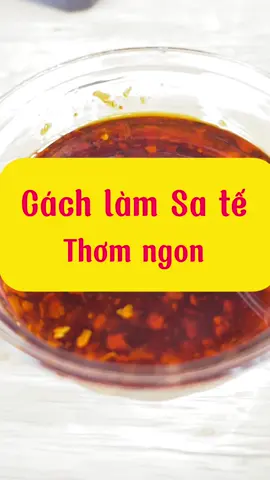 Cách làm sa tế bán phở #phocochat 