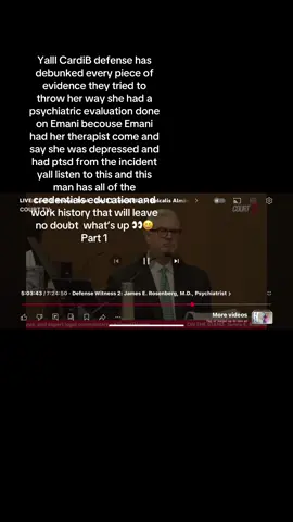 Emani took her ssa in that man’s office thinking she was gone play crazy and played herself 🤭🤭🤭 Y’all I quit my job to take care of my 92 yr old grandpa who has dementia I’m in the house 24/7 I’m going to bring y’all all the tea from out these YouTube FB and TikTok streets I’m learning to edit and waiting on my equipment to come y’all will be able to see and hear me in my future post oh yeah we gone kick back and talk about some things 😆😆 So FOLLOW ME  I promise we gone KEKE😁 #CardiBincedent #CardiBcourt #CardiBassault #EmaniEllis #trial #lawyer #defense #innocent #guilty #Cardibscratchface #plaintiff #moneygrab #psychiatricevaluation 