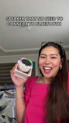 Grabeee na talaga to, SPEAKER NA HINDI MONA KAILANGAN CONNECT PA SA BLUETOOTH 🥹😄 #speaker #wirelessinductionspeaker #fyp 