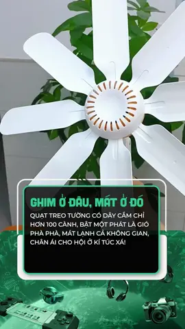 Mát rượi luôn nè #tiktokgiaitri #tiktokviral #congnghe #clmedia #cltech #celebnetwork #Tech #quat #quattreotuong #quatmini