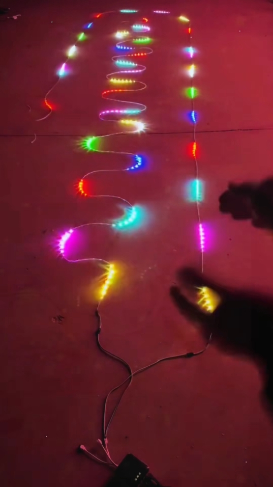 Inplay Bluetooth LED Strip Lights Music Sync RGB Color Changing 600LEDs 20M USB Power 12V Dimmable Timer Remote Control APP Control for Bedroom## voice-controlled music light string # voice-control # dazzling light string voice-control # colorful light # good stuff sharing #fyp #foryou #tiktokshop #goodthing 