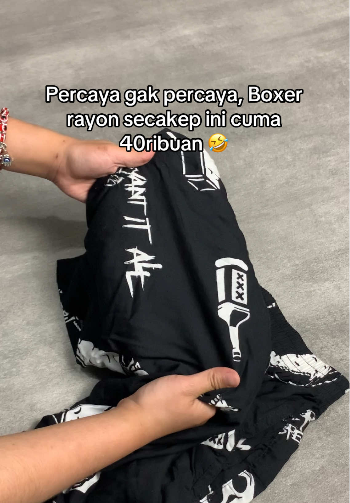 Boxer rayon emang paling nyaman kalo buat nyantai apalagi buat tidur 😂😎 #kolor #boxerrayon #boxercowok #rekomendasiboxer 