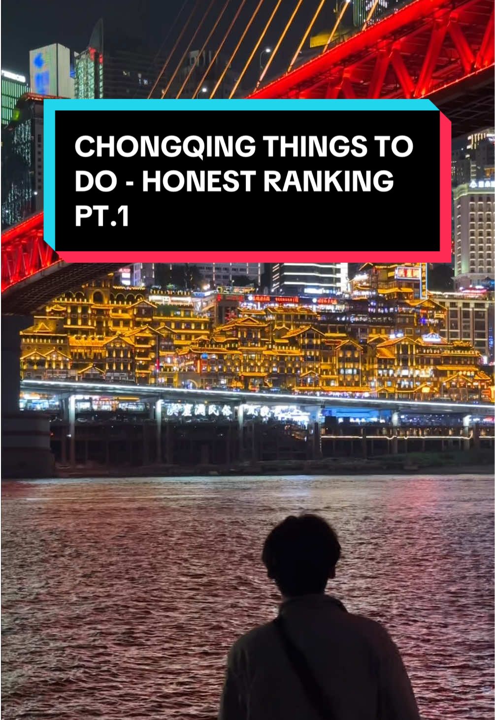 Honest Ranking of Chongqing Pt.1 - deinfluencing you from overhyped spots in Chongqing because time is precious! if you’ve been to these spots, i’m keen to hear what you think of them. also sorry for butchering pronunciation lol i tried  #chongqing #chinatravel #china  chongqing itinerary, chongqing things to do, chongqing drone show, the ring shopping mall, liziba station, ciqikou ancient town, xiahao lane