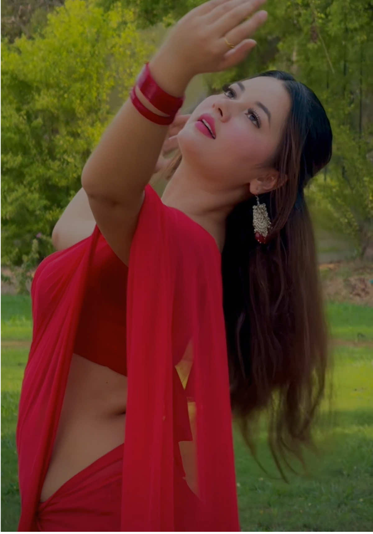 Laal colour ki sadi ❤️#fyp#trending ❤️#bollywood ❤️#redsaree ❤️