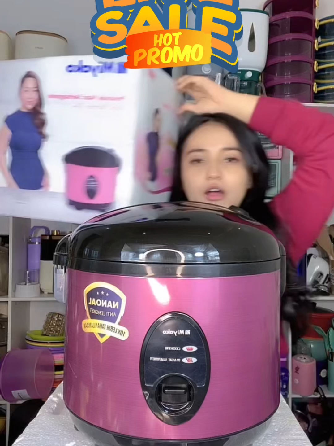 [PROMO GEBYAR MURAH ] MIYAKO RICE COOKER / MAGIC COM MCM-508 SBC / MCM 508 SBC / MCM508 SBC (1,8 LITER) GARANSI RESMI gratis ongkir cek di keranjang kuning pesan sekarang#payday #paydaysale #promocucigudang #fypage #promo24 #fyppp #foryou