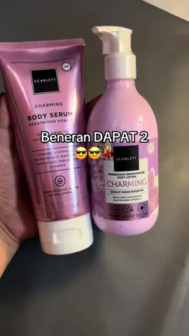 Bodyserum dan bodylotion scarlett #bodyserumscarlett #bodylotionscarlett #paketbundling #extracerah 