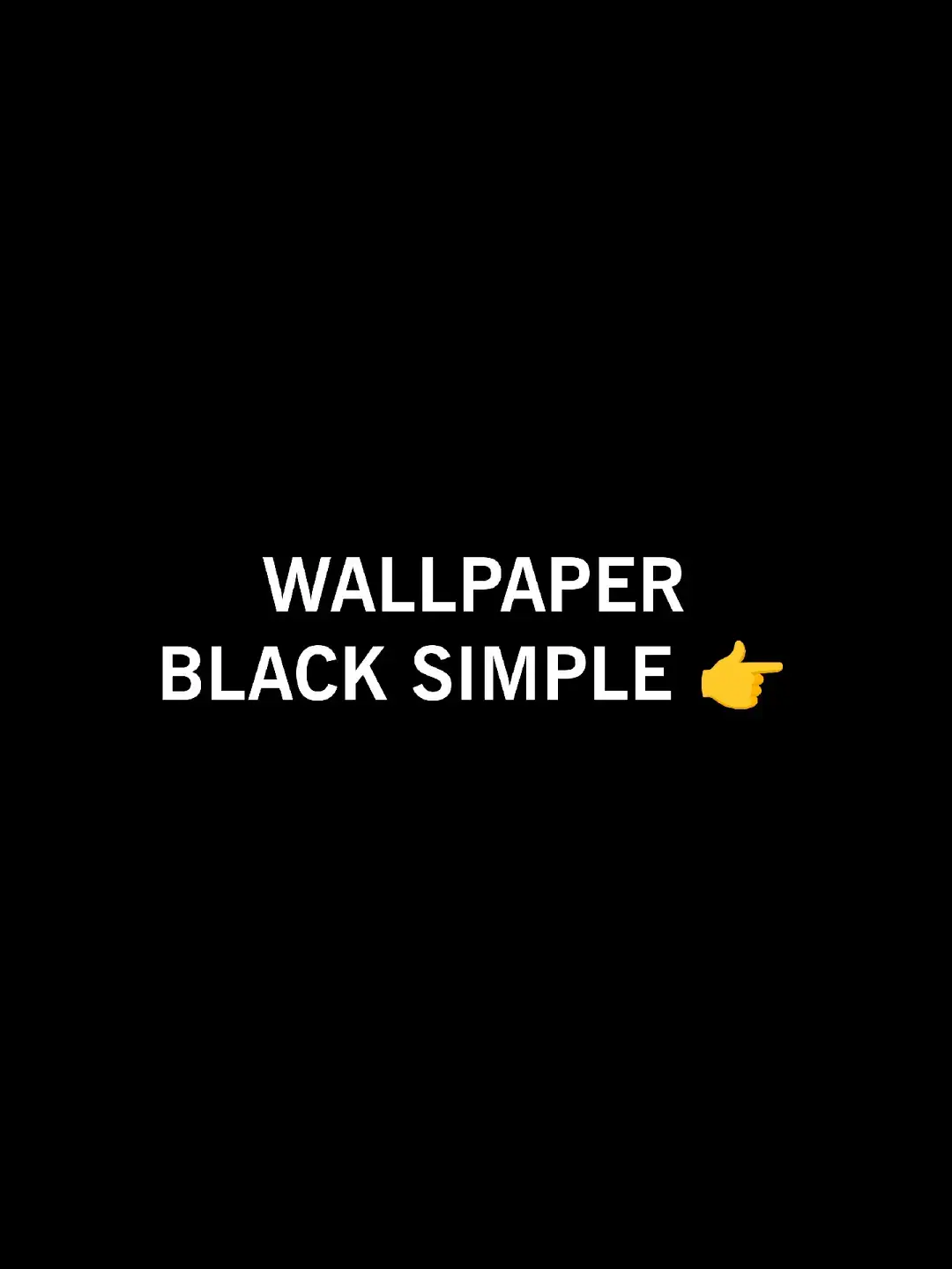 WALLPAPER BLACK SIMPLE  Tadi ada yang request lupa namanya #lewatberanda #black #virall #wallpaper #estetik 