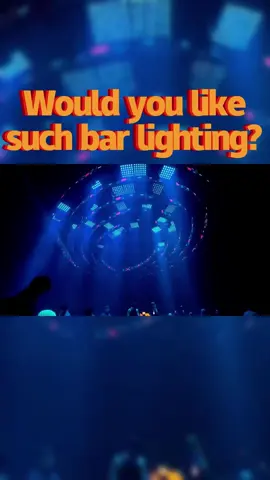 Would you like such bar lighting?#lightshow #beamlamp #bar #factory 