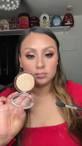 My forehead is so dark compared to my face 😆  @Thayers milky toner  @Maybelline NY jelly burring primer  @Haus Labs by Lady Gaga foundation  @Rare Beauty concealer & bouncy matte blush in happy   @LYS Beauty bronzer stick in harmony  @Patrick Starrr @ONE SIZE BEAUTY bronzer trio in medium  @Lancôme dual finish powder to set  @loréal paris usa @L’Oréal Paris @L’Oreal Paris Makeup & Hair true match blush in w 5-6  @Milani Cosmetics highlighter in afterglow. #makeup #grwm #cosmetics #beauty #makeuptutorial 