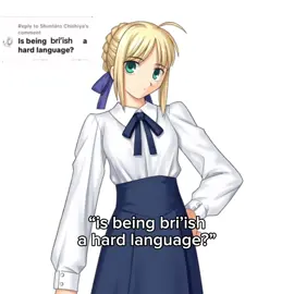 artoria answers a question #artoriapendragon #england #kingofknights #saber #language 