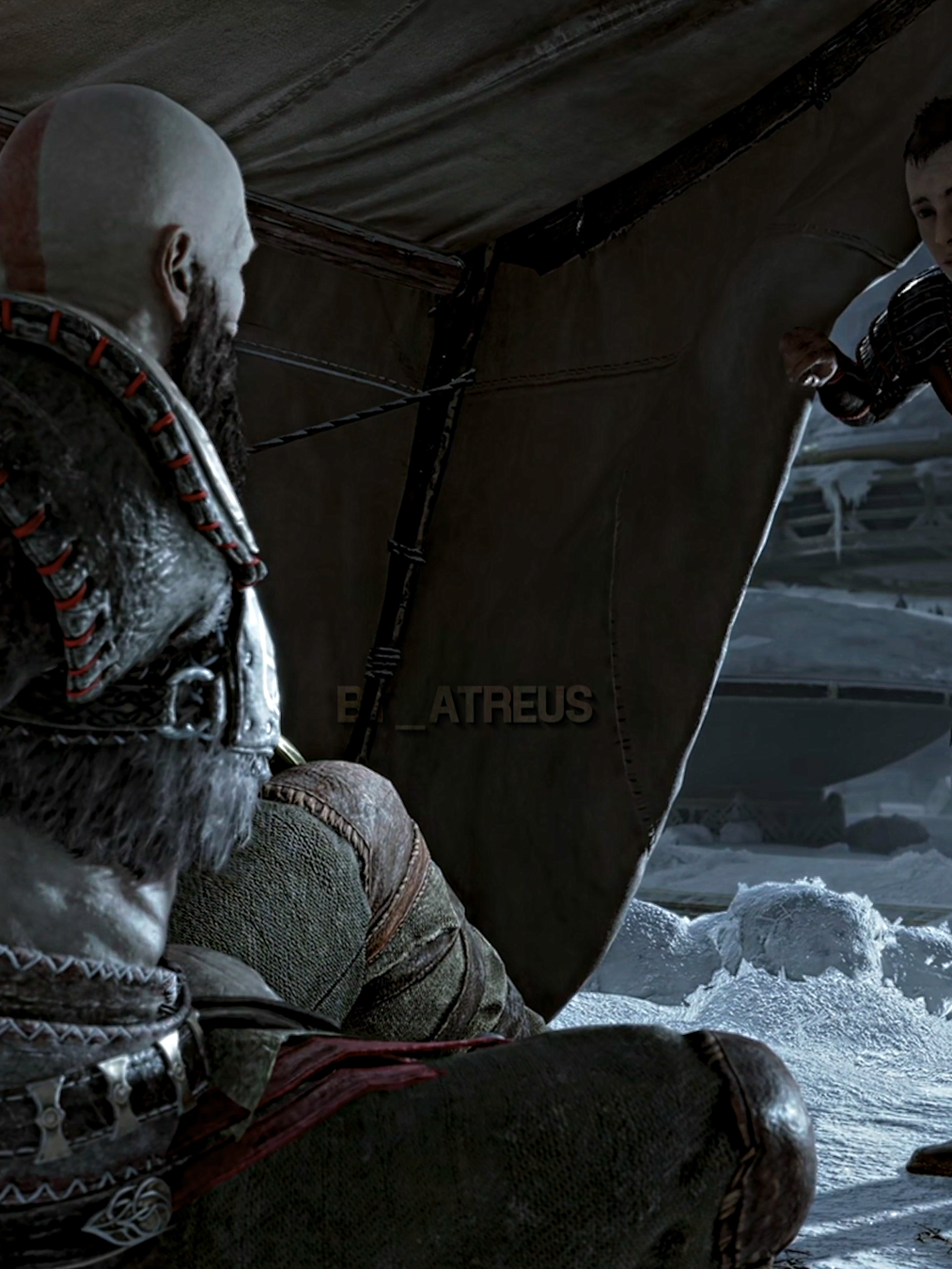 Kratos Breaks Down #fyp #xycba #BT_Atreus #viralxybca #foryou #godofwarragnarok #viral #godofwar #kratos #atreus