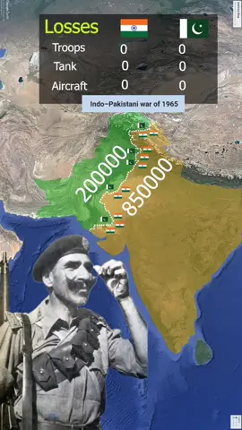 The Indo-Pakistani War of 1965 was a Conflict that took place between April 1965 and 23 September 1965 between Islamic Republic of Pakistan and the Republic of India, This conflict became known as the Second Kashmir War. Both countries fought over the disputed Himalayan region of Kashmir. The first Kashmir War took place in 1947. The conflict began after Pakistan's Operation Gibraltar. All-out war broke out on 6 September when India attack on Lahore and end on 23 September.[8] The 17 days of war caused thousands of deaths on both sides. Ceasefire was declared through UNSC (United Nations Security Council) Resolution 211. The Tashkent Declaration was signed between India and Pakistan on 10 January 1966 to resolve the war.  #indianarmy #pakistanarmy #1965war 