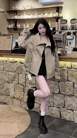 I LOẠI 1 CHUẨN QC, KO BÁN LOẠI 2] ÁO mangto dáng ngắn#aomangto #aokhoacnu #thoitrang #xuhuong 