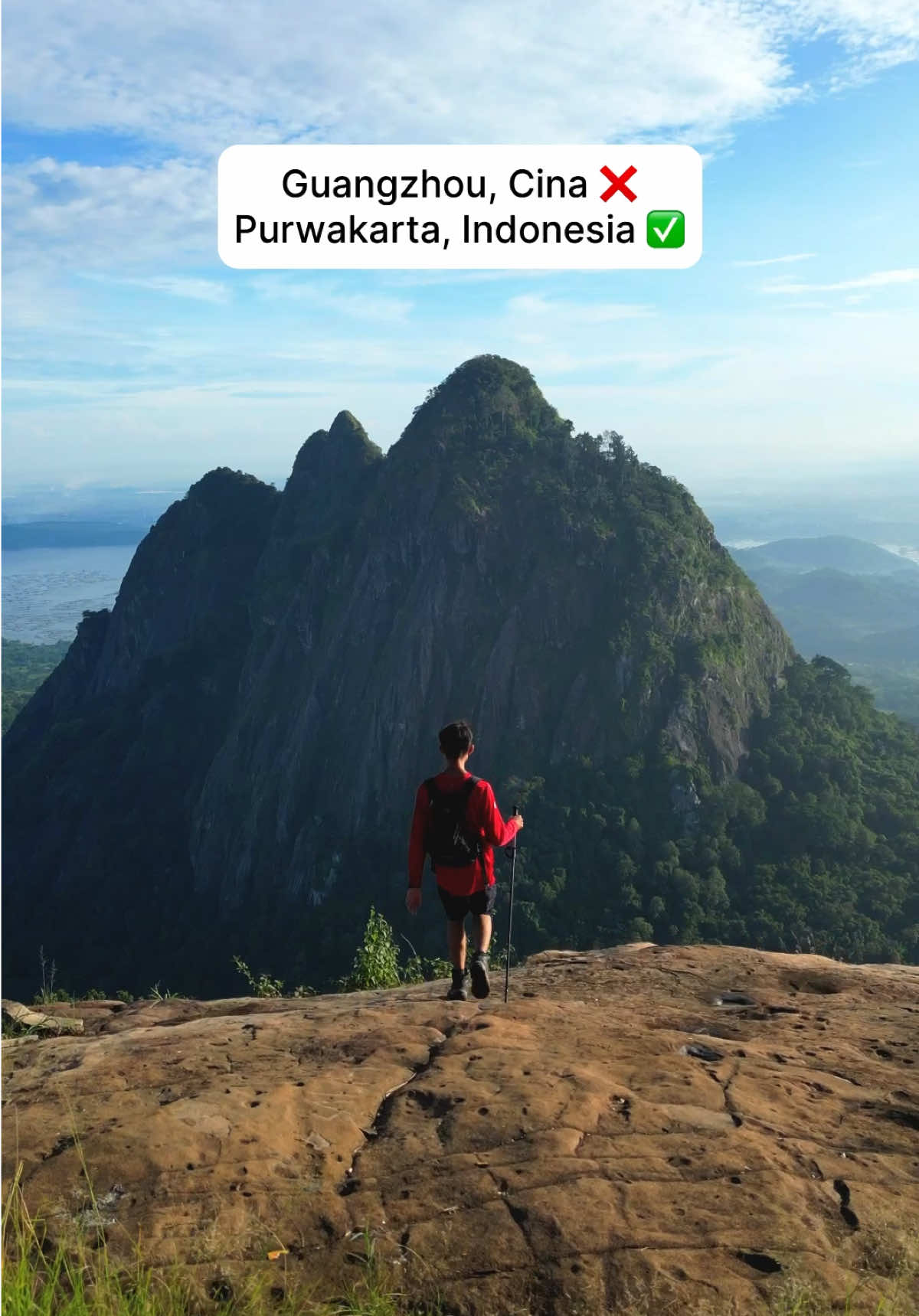 Sebagus itu view dari Gunung Bongkok #gunungbongkok #purwakarta #pendakigunung 