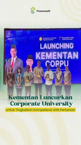 Dalam rangka transformasi pengembangan kompetensi Aparatur Sipil Negara (ASN) pertanian, Kementerian Pertanian dengan resmi meluncurkan Kementan Corporate University (Corpu). Dengan adanya wadah ini Mentan Amran berharap lahir SDM yang unggul, adaptif, dan mampumenjawab tantangan sektor pertanian ke depan. #corpu #kementan  #pemeniall #sdmunggul  #kompetensi 